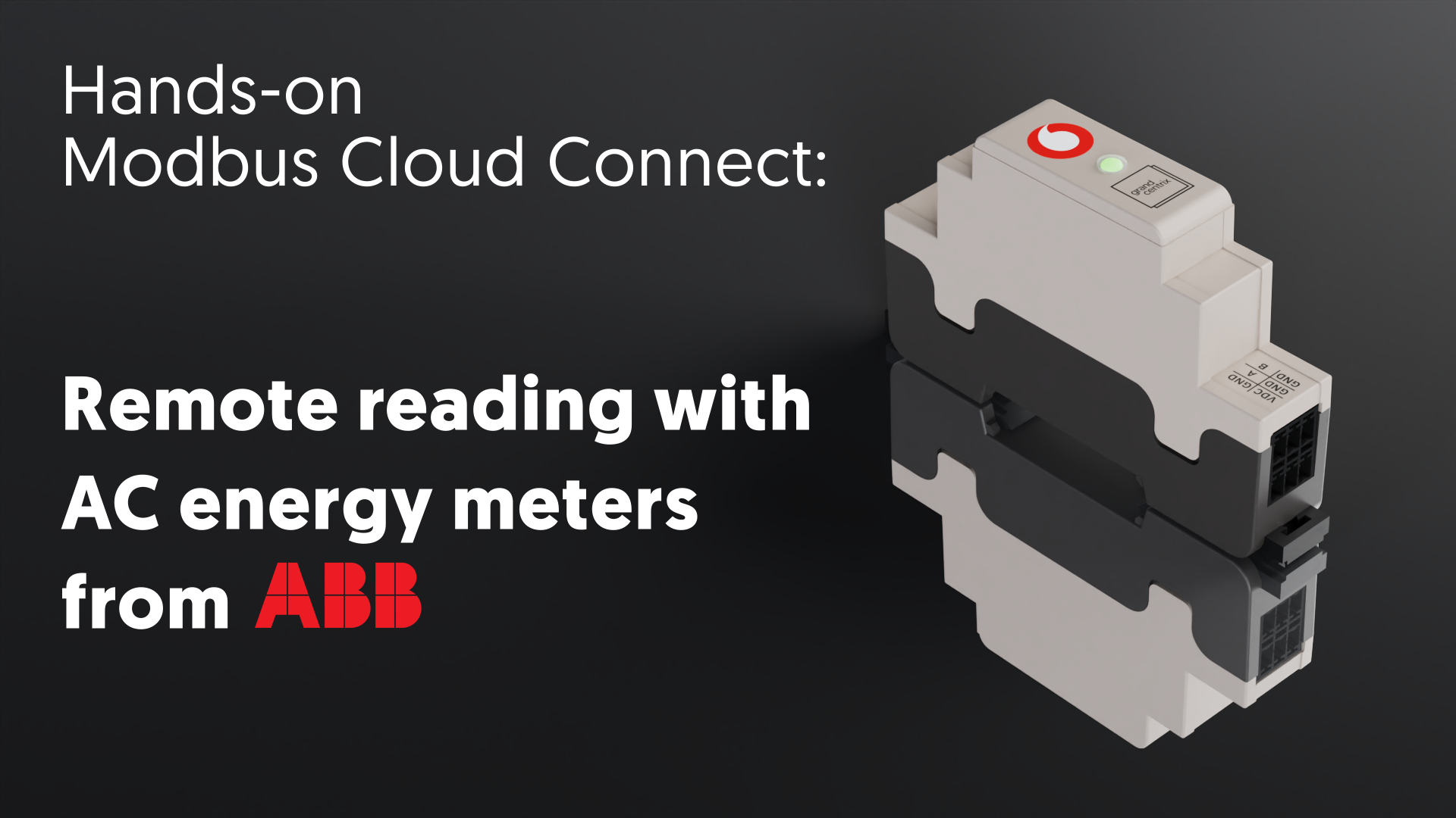 Hands-on Modbus Cloud Connect - Remote reading with AC energy meters