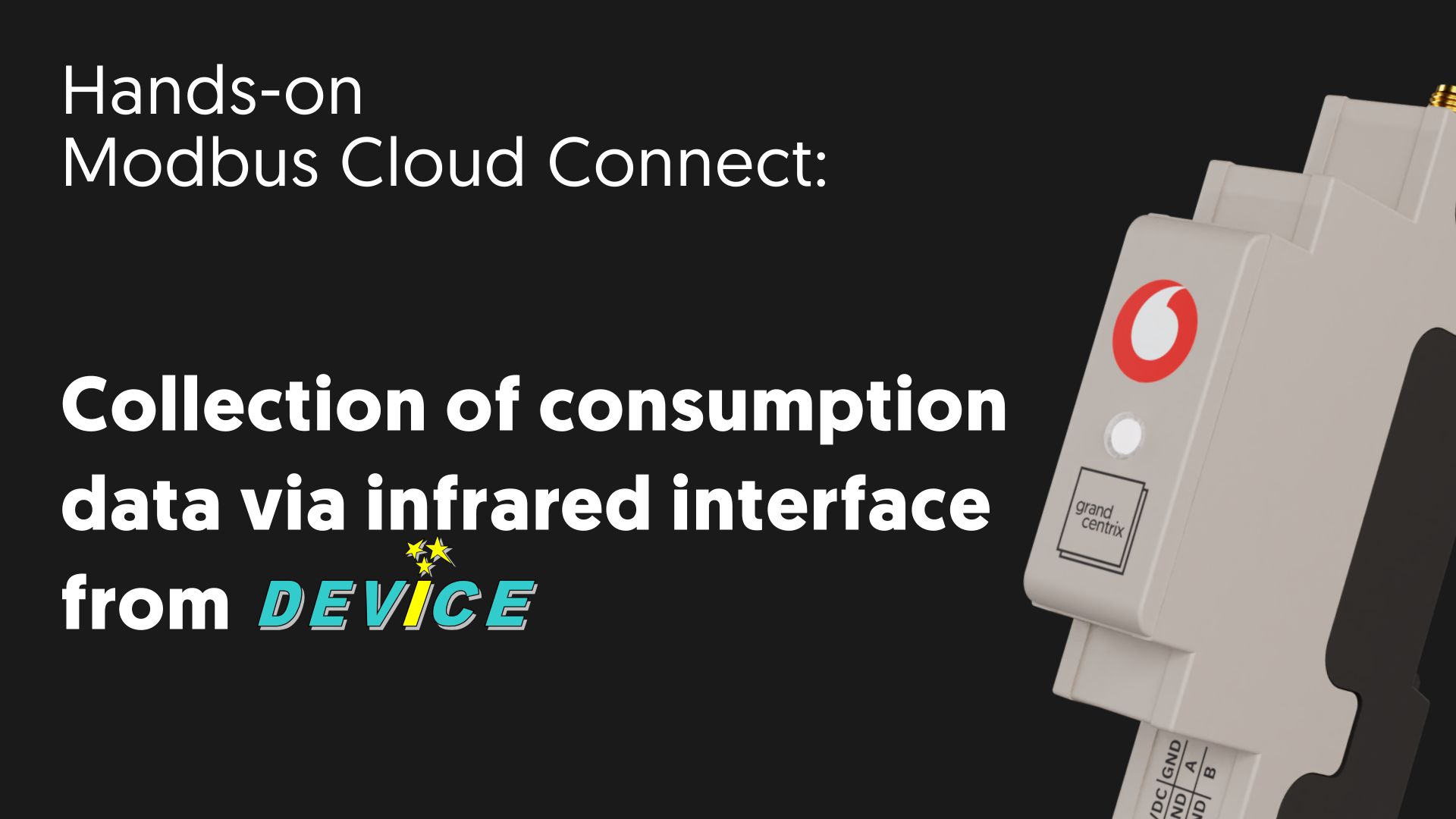 Hands-On Modbus Cloud Connect - Collection of consumption data via infrared interface