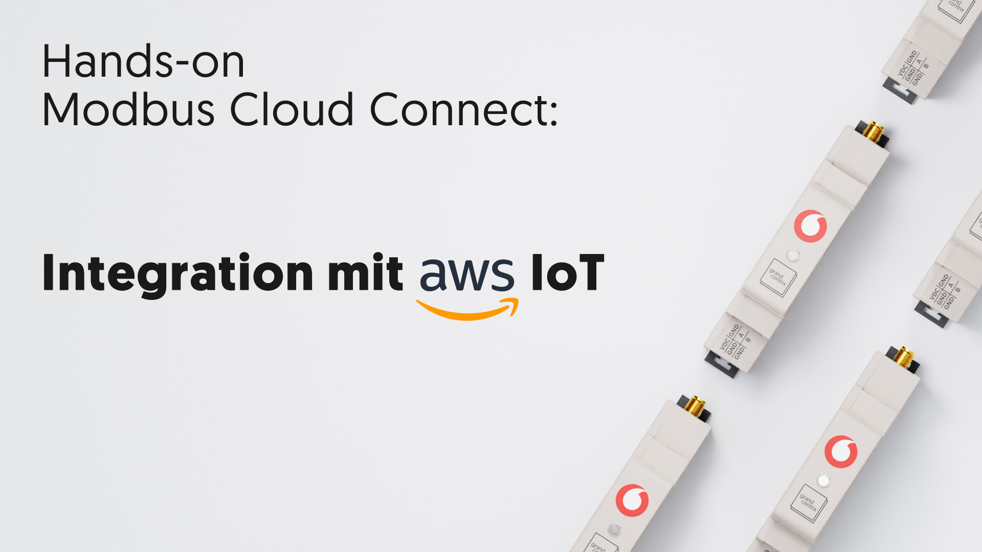 Hands-on Modbus Cloud Connect – AWS Integration